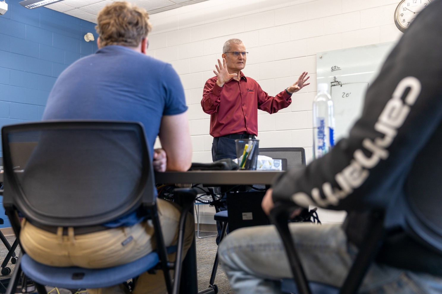 Proactive Safety Management: Consultant delivering training to clients